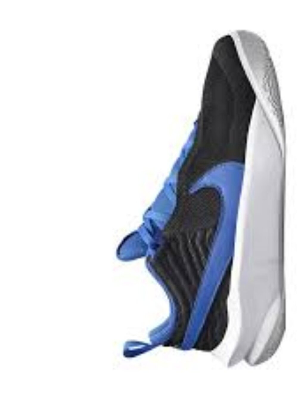 Nike Team Hustle D 10 Basketball Shoes | Black Game Royal | Youth 7Y / EU 40